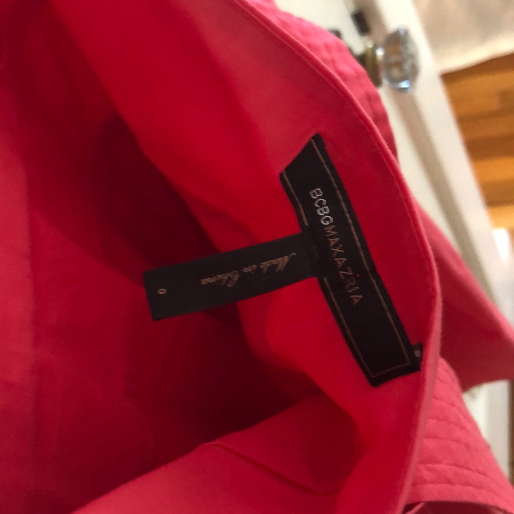 BCBGMaxAzria Ruffled Halter Cocktail Dress - Picture 3 of 7